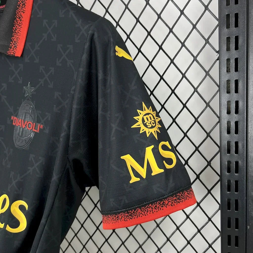 Camisola AC Milan futebol 2025 2026