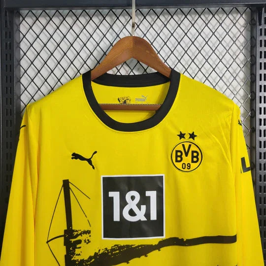 Fotballdrakt Dortmund 2023/24 langærmet