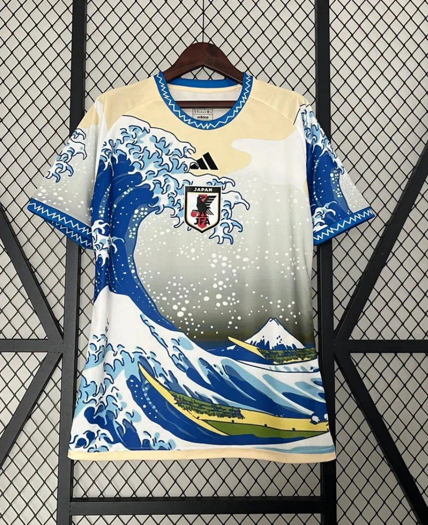 Voetbalshirt Japan concept vague