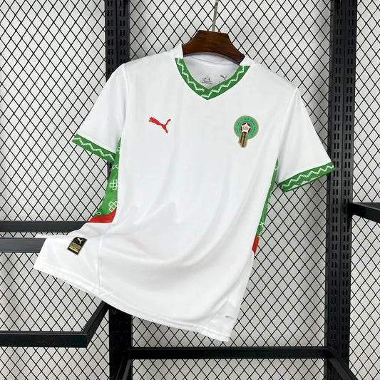 Camisola Marrocos Fora Branco CAN 2025-26