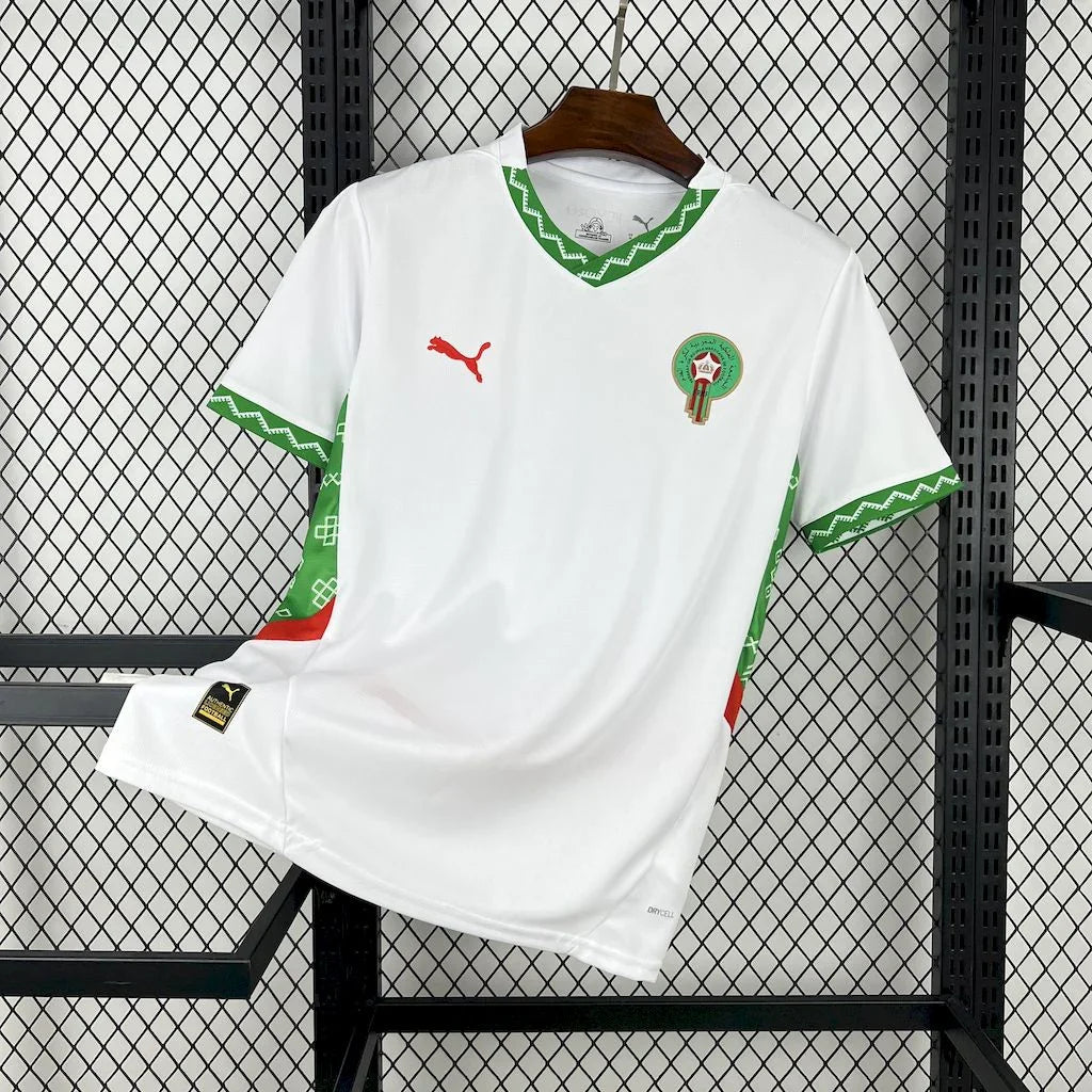 Voetbalshirt Marokko Uit Wit Afrika Cup 2025-26