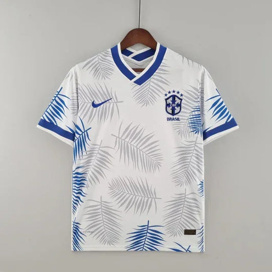Camisola Brasil temporada 2022 edição especial branco et azul
