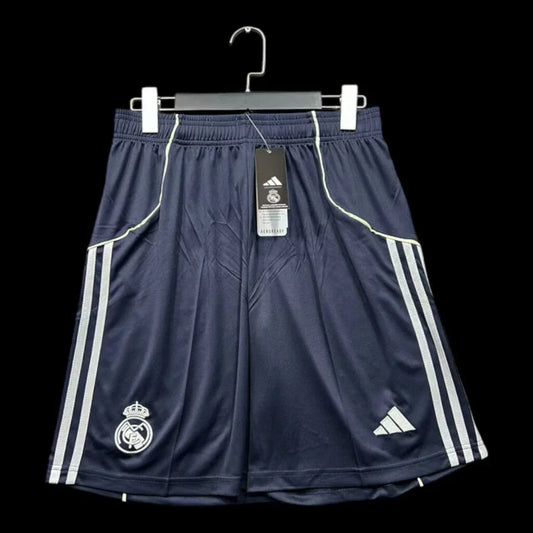 Calções Real Madrid fora 2025-26