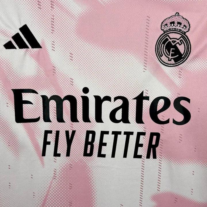 Fotballdrakt Real Madrid Konsept Rosa og Hvit 2025