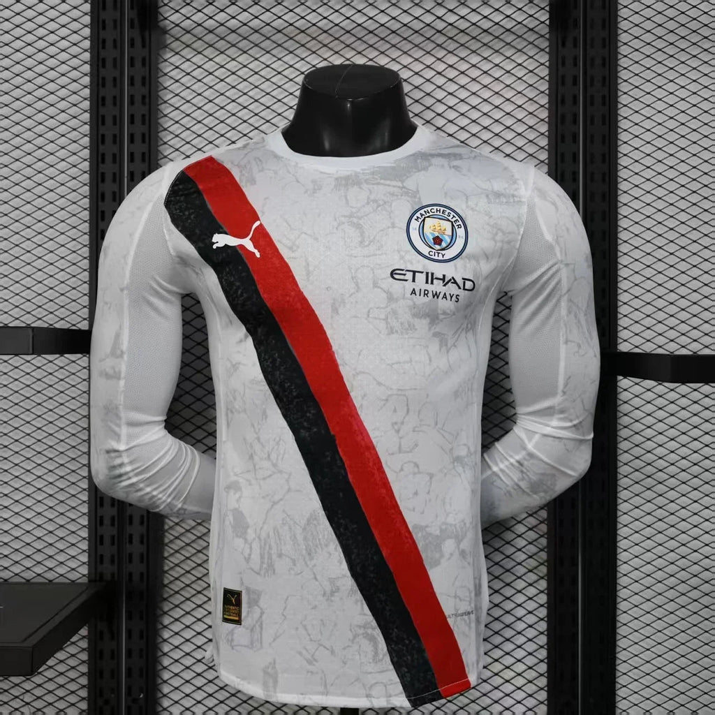 Camisola Manchester City fora mangas compridas 2025-26