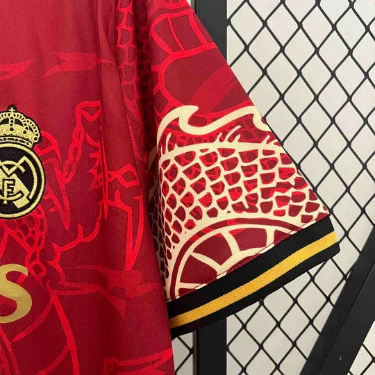 Fotballdrakt Real Madrid Konsept Rød Drage 2024/25