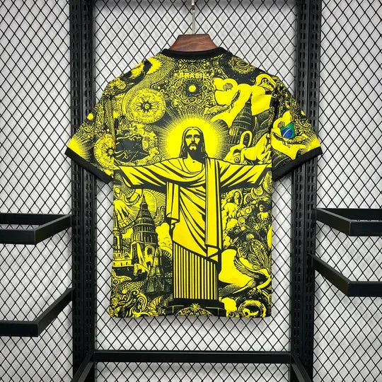 Fotballdrakt Brasil Konsept 2024 Gul