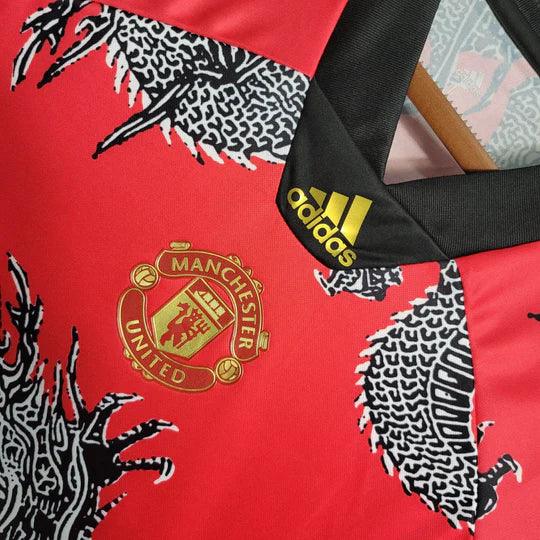 Camisola Futebol Manchester United Retro 2019 2020 Japão Dragão