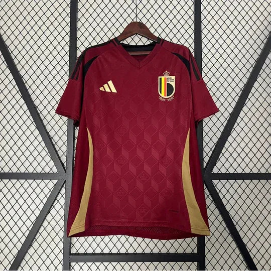 Camisola futebol Bélgica fora 2024 2025 EURO2024