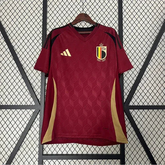 Camisola futebol Bélgica fora 2024 2025 EURO2024