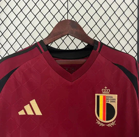 Camisola futebol Bélgica fora 2024 2025 EURO2024