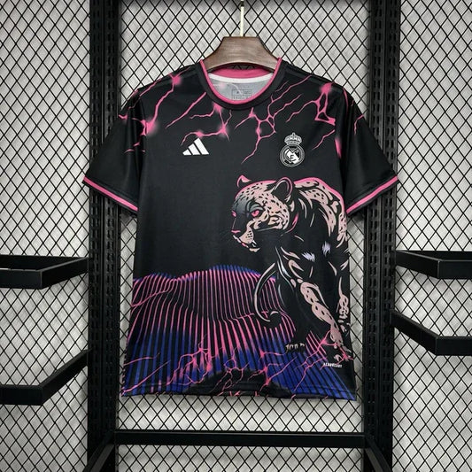 Camisola Real Madrid Preto Rosa Panther 2024/25