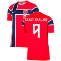 Maillot Norvège Domicile 2026 Haaland 9 face