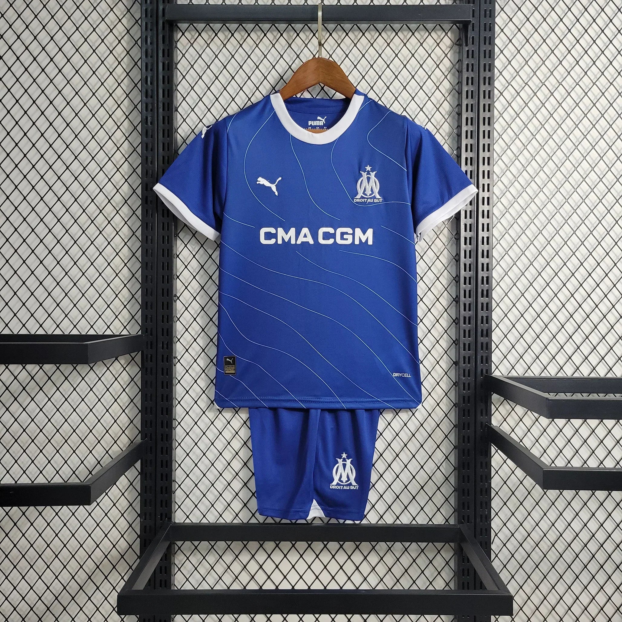 Kit Criança Olympique de Marselha Fora 2023 2024