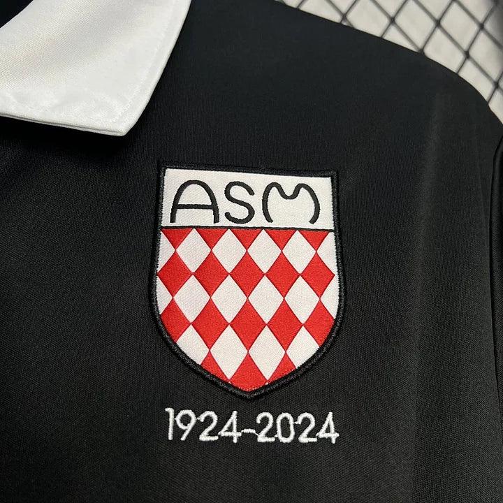 Camisola AS Monaco futebol preto 2024 2025