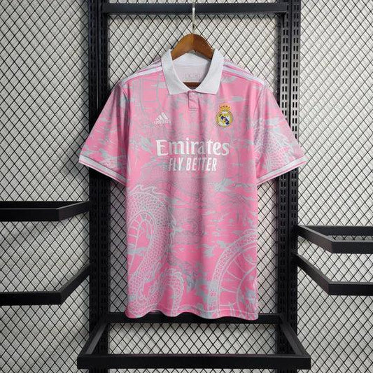 Camisola Real Madrid temporada 2023-2024 edição especial Dragão rosa