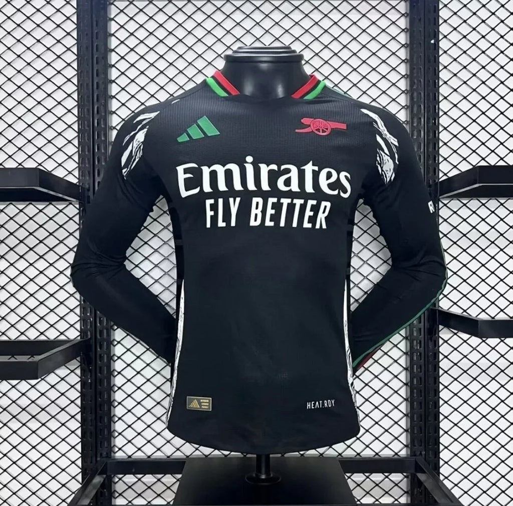 Camisola Arsenal fora mangas compridas 2024-25