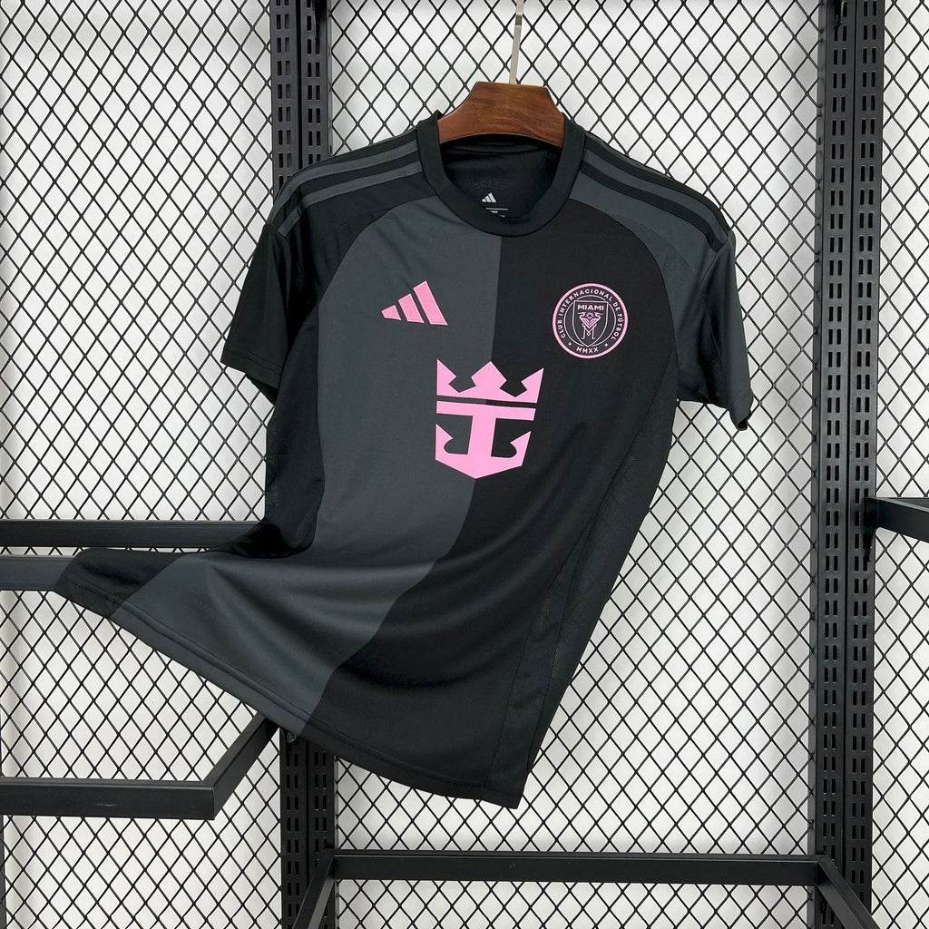 Camisola Inter Miami futebol preto 2025 2026