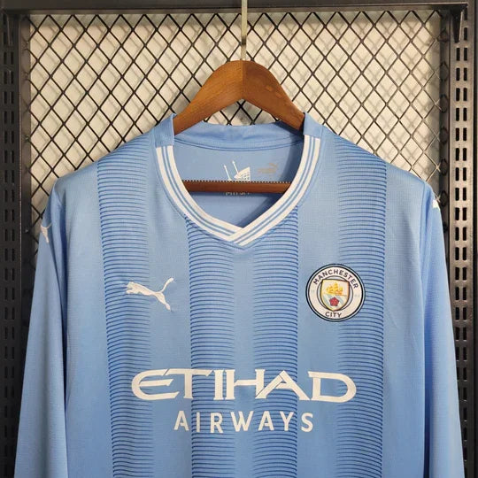 Camisola Manchester City 2023 2024 mangas compridas