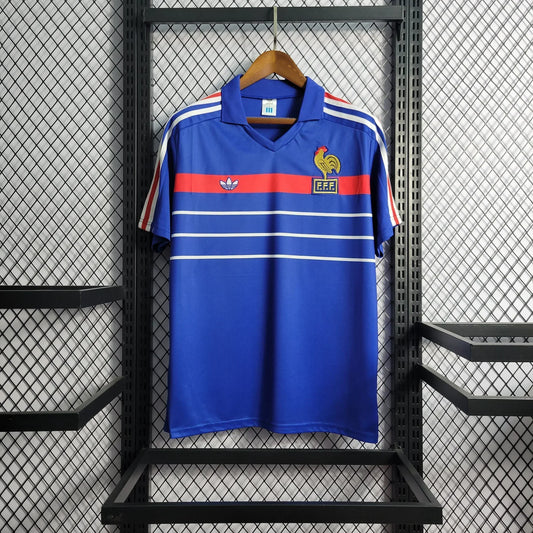 CAMISOLA RETRO SELEÇÃO DE FRANÇA 1985/86