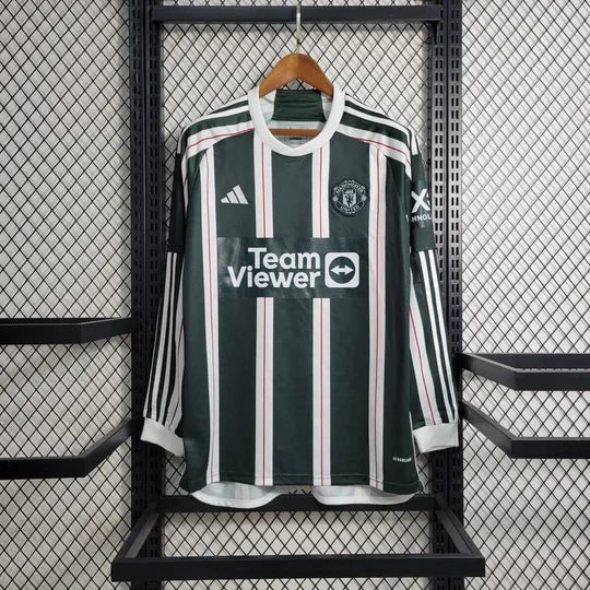 Camisola Manchester United fora 2023 2024 mangas compridas