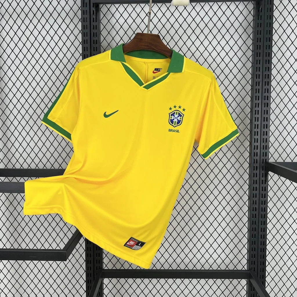 Camisola Brasil futebol 1997 retro