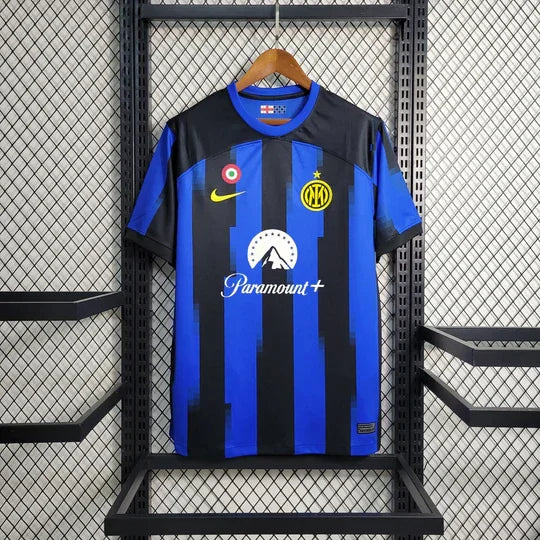 Voetbalshirt Inter Milan voetbal Thuis 2023 2024
