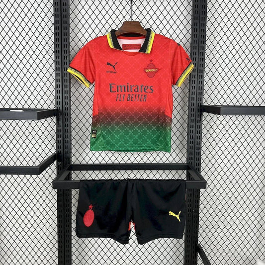 Kit Criança AC Milan conceito 2025-26