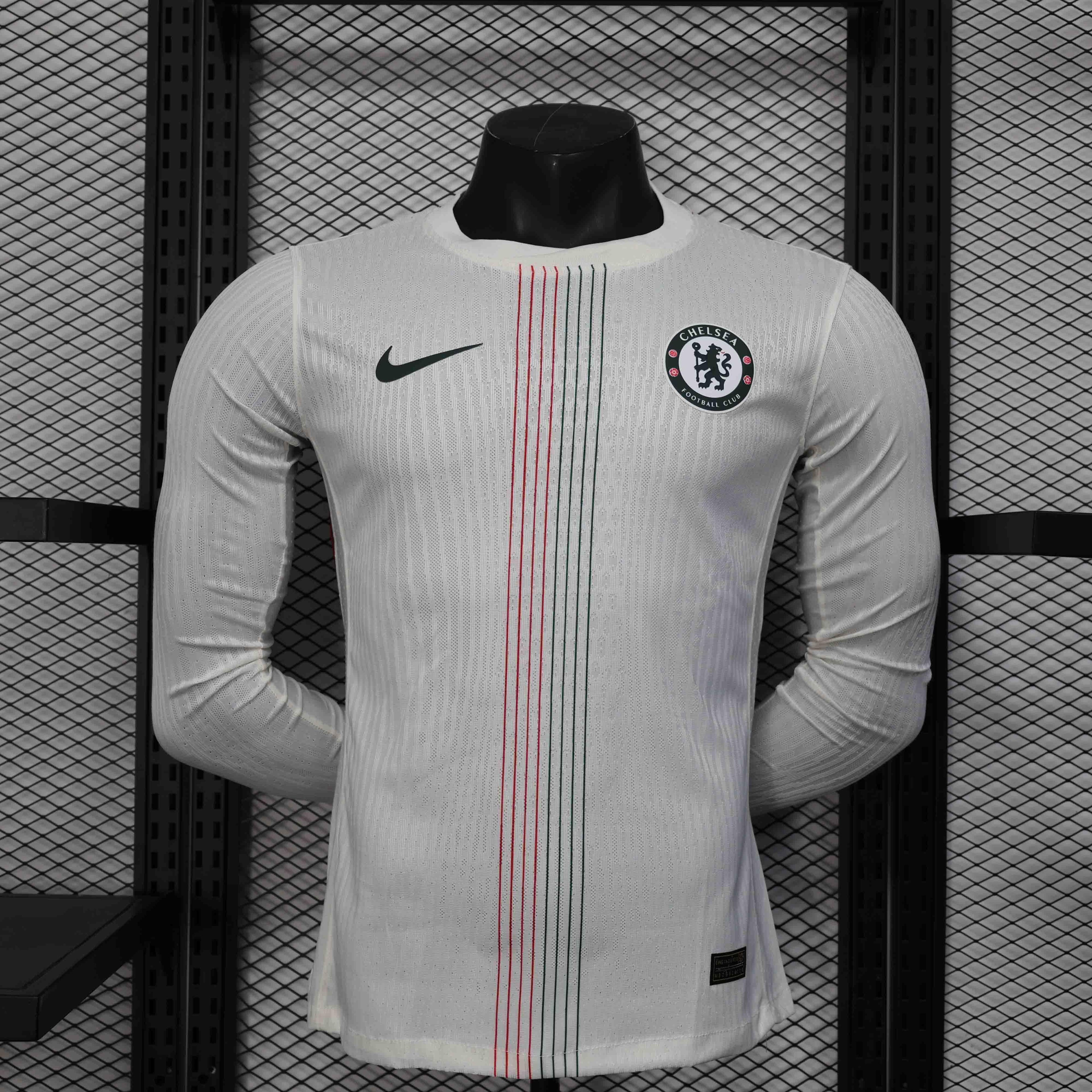 Camisola Chelsea fora mangas compridas2025-26