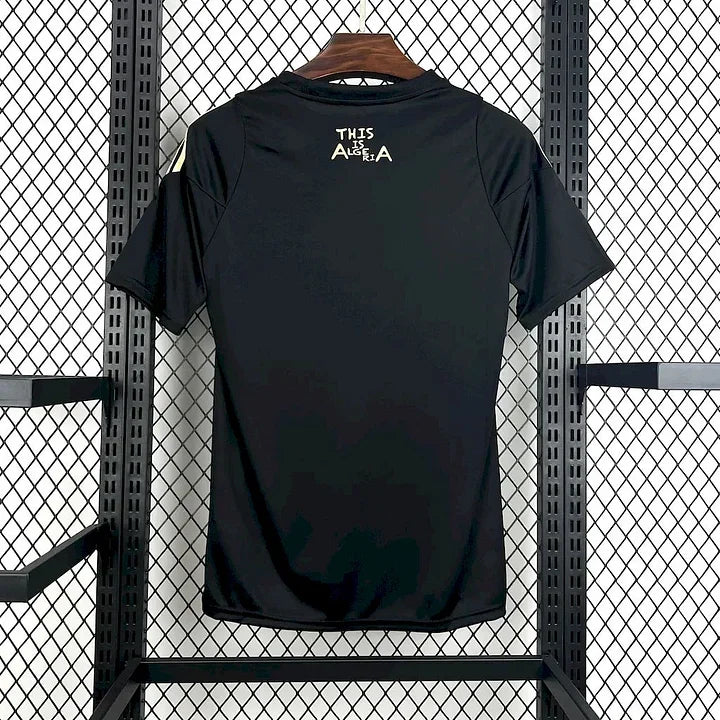 Camisola Argélia preto 2025 2026