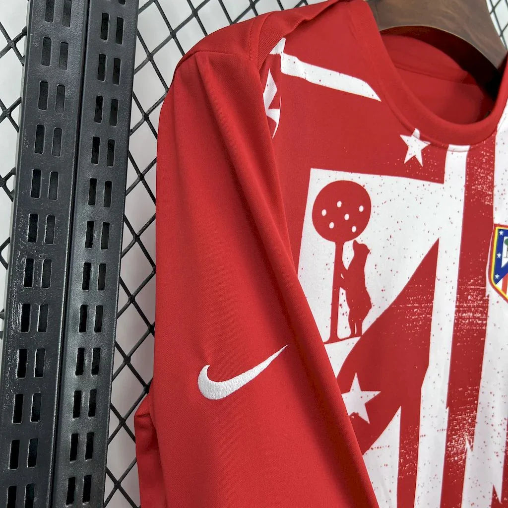 Fotballdrakt Atlético Madrid langærmet 2025/26 trening II