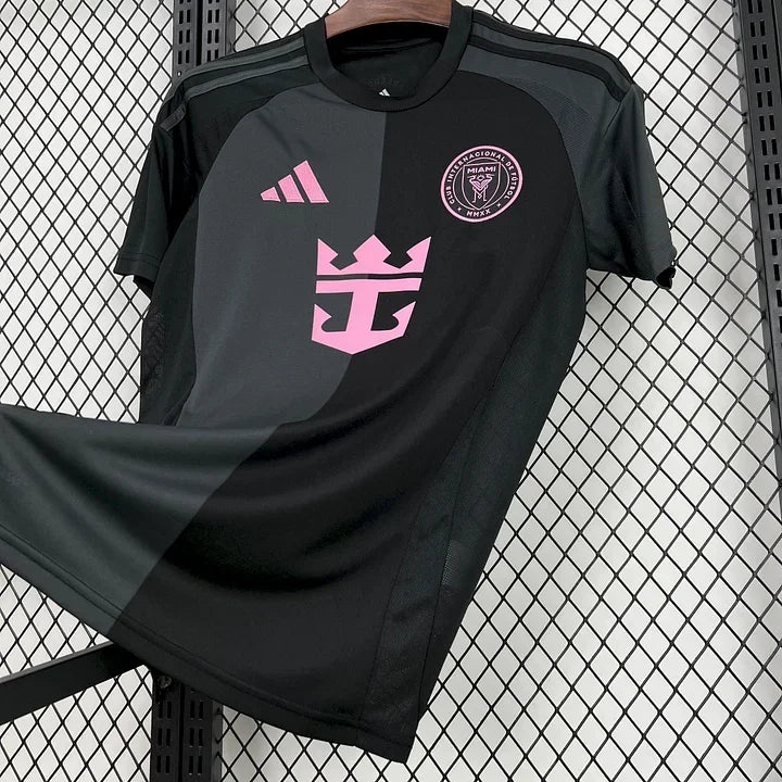 Camisola Inter Miami futebol preto 2025 2026