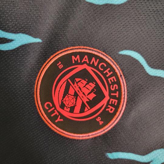 Camisola Manchester City fora 2023 2024 mangas compridas