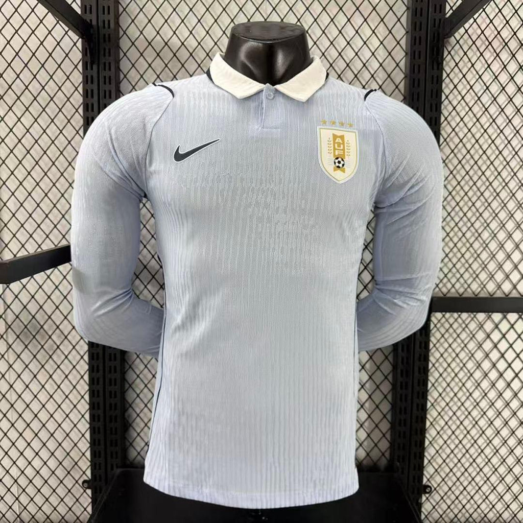 Camisola Uruguai mangas compridas Copa do Mundo 2026