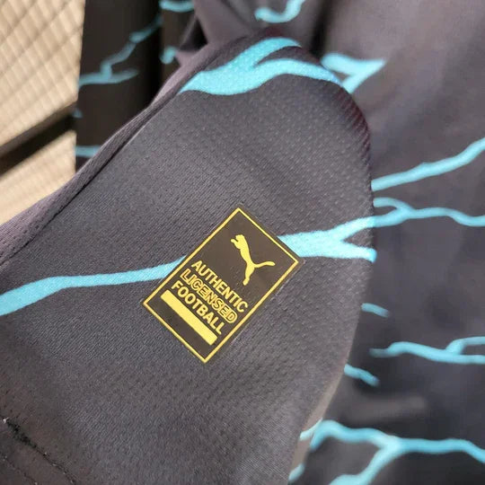 Camisola Manchester City fora 2023 2024 mangas compridas