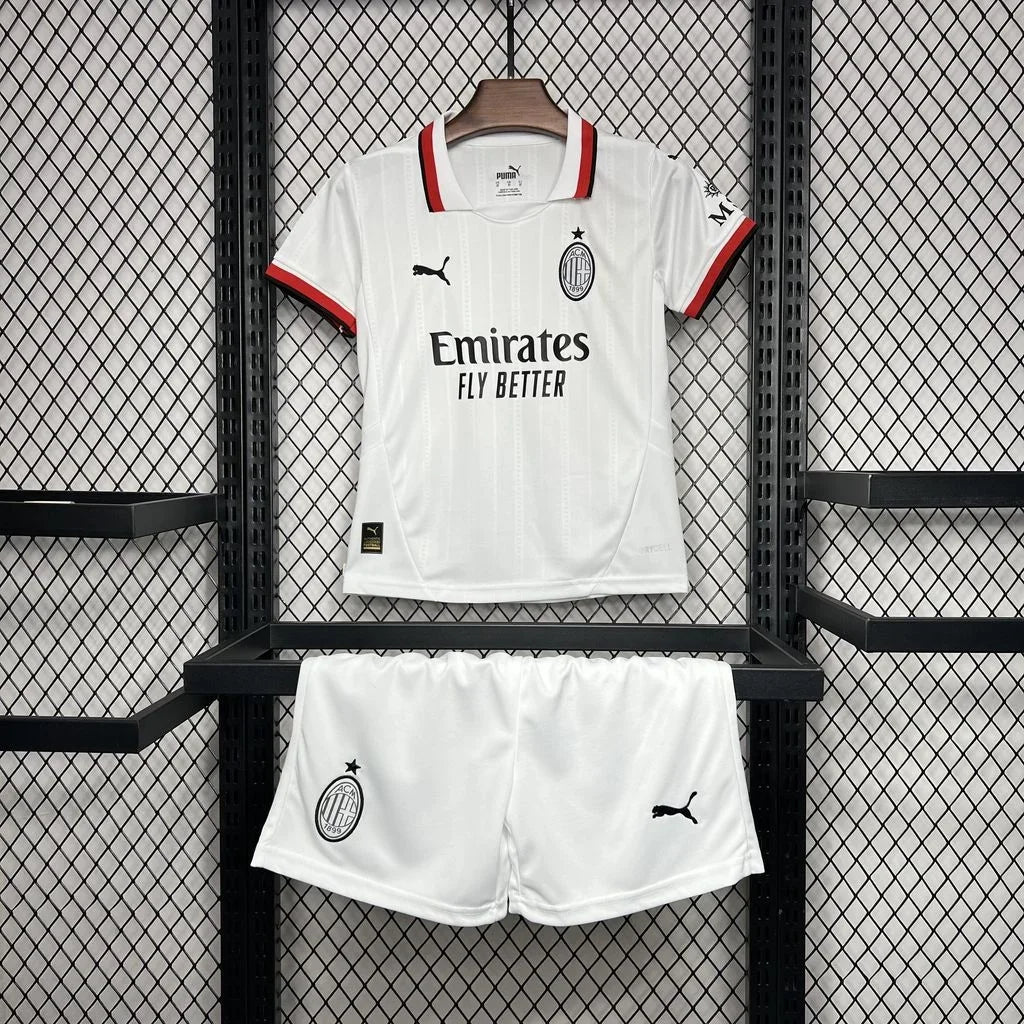 Kit Criança AC Milan Fora 2024 2025