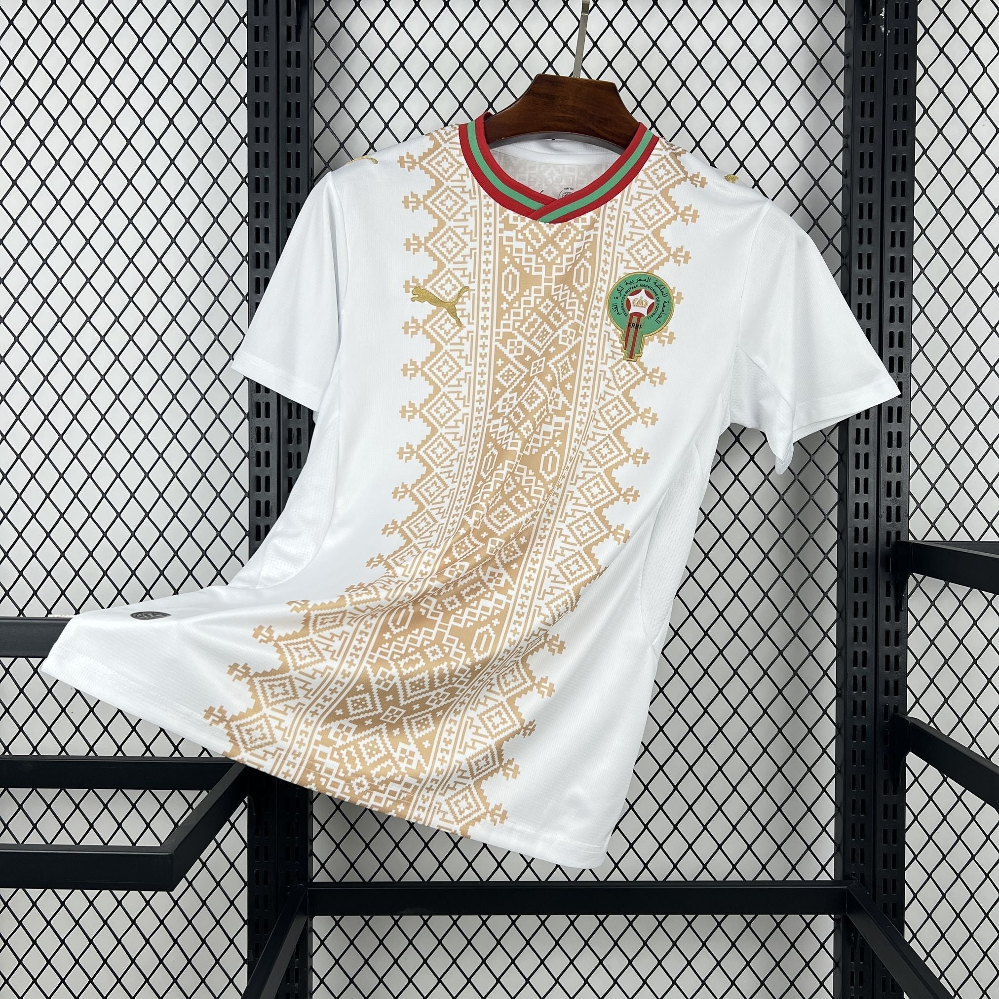 Camisola Marrocos Branco fora Copa do Mundo 2026