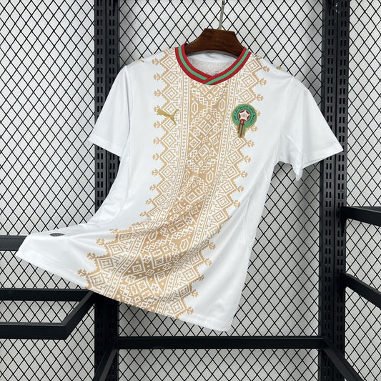 Camisola Marrocos Branco fora Copa do Mundo 2026