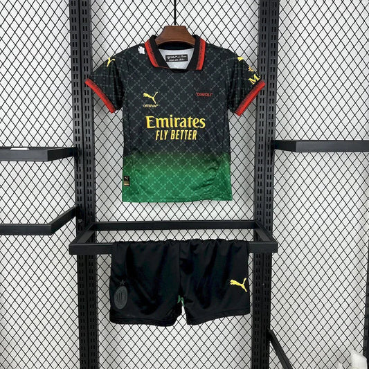 Kit Criança AC Milan conceito 2025-26
